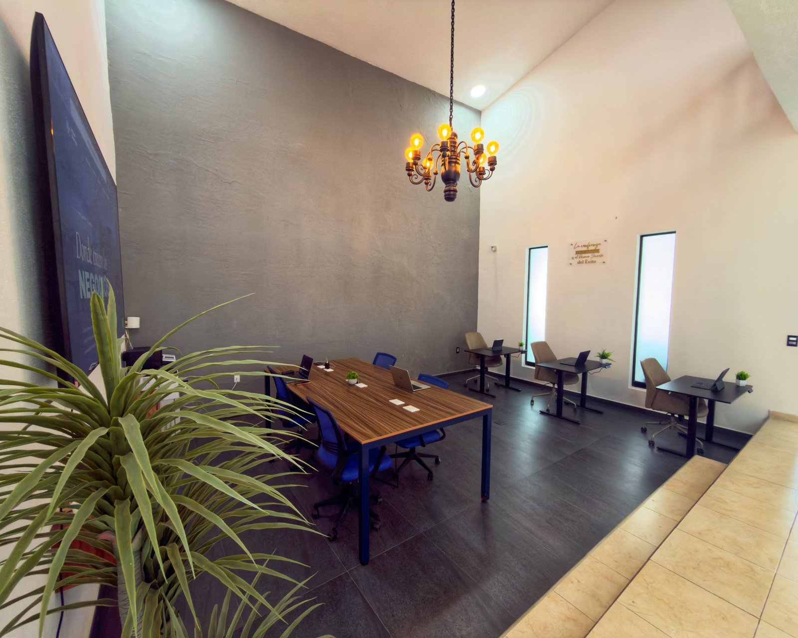 Área común del coworking