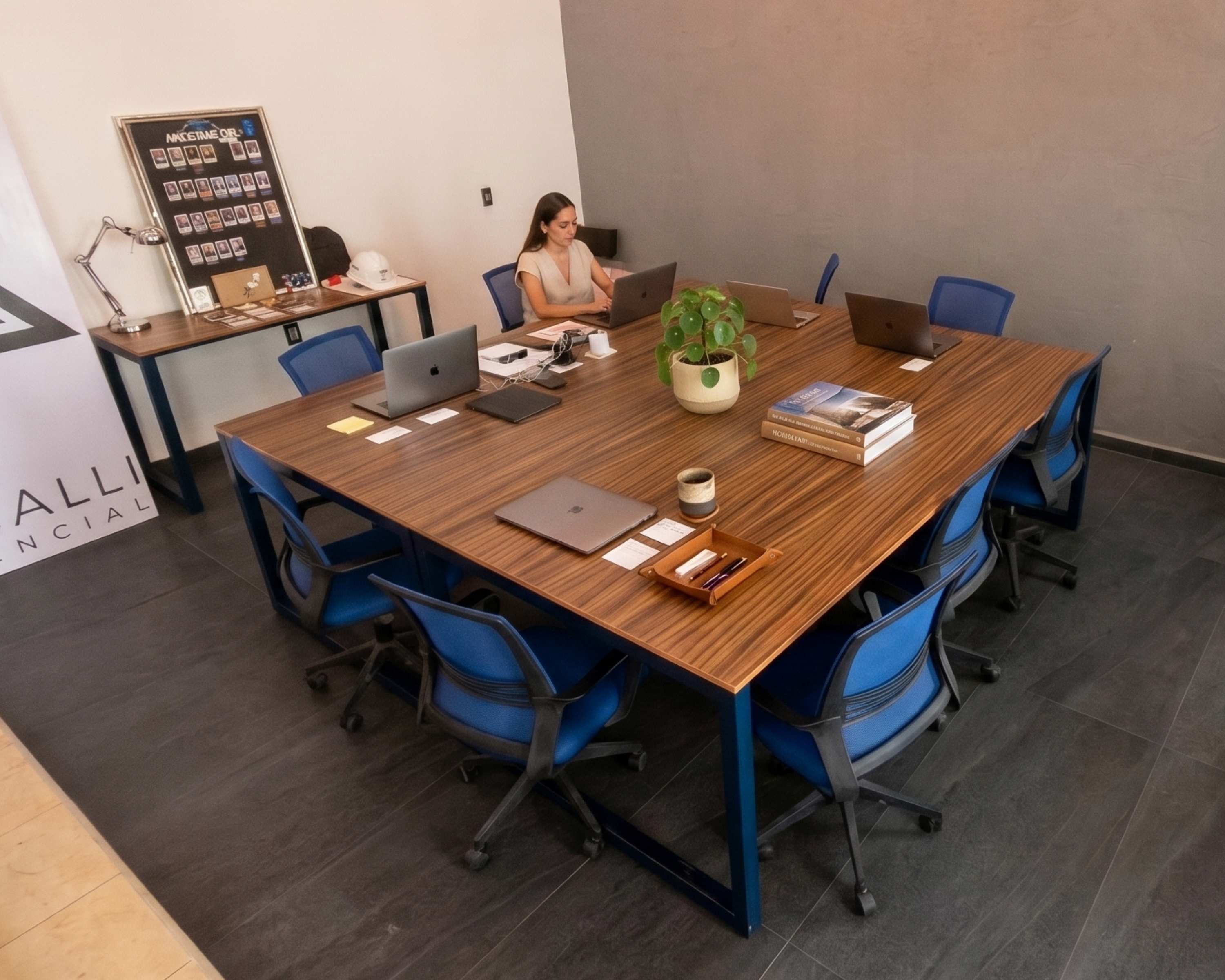 Detalle del espacio coworking